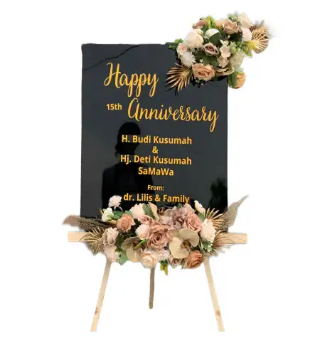 Papan Bunga Akrilik Galang