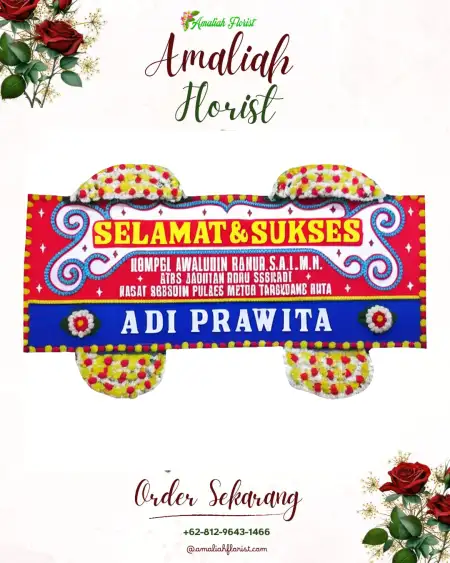 Papan Bunga Ucapan Selamat Galang